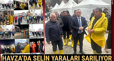 Başkan Murat İkiz: Havza'da selin yaraları sarılıyor 