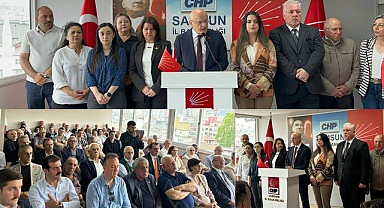 CHP Samsun İl Başkanlığı’nda Bayramlaşma huzur ve demokrasi temennisi