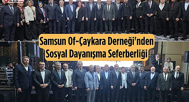 Samsun Of Çaykara Derneği'nden Sosyal Dayanışma Seferberliği