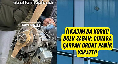 Samsuna Drone mu düştü! Patlama Sesi Sanıldı, Bakın Ne Çıktı!