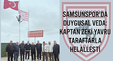 Samsunspor Taraftar Gruplarından Zeki Yavru'ya duygusal veda