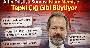 Altın neden düşüyor İslam Memiş'e sert eleştiriler! İslam Memiş kimdir?