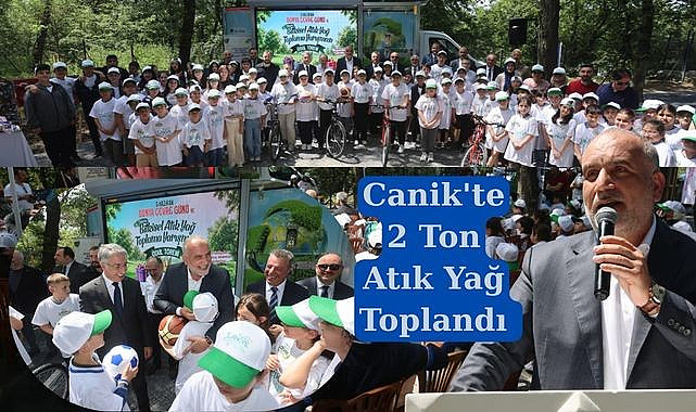 Canik Belediyesi'nden Bitkisel Atık Yağ Toplama Yarışması'na büyük ilgi