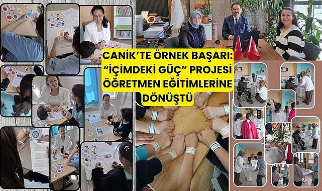 İçimdeki Güç adlı eTwinning projesi ile Canik'te örnek başarı