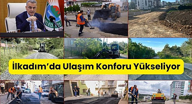 İlkadım Belediyesi'nden daha güvenli ulaşım için yoğun mesai