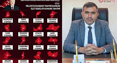 MHP Samsun’da İlçe Kongreleri Başlıyor