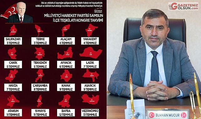 MHP Samsun’da İlçe Kongreleri Başlıyor