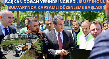 Samsun'da İsmet İnönü Bulvarı'nda geometrik düzenleme hayata geçiyor!