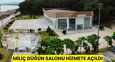 Samsun'da Terme Miliç Tesisleri Düğün Salonu hizmete açıldı