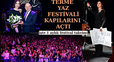 Terme Yaz Festivali renkli etkinliklerle başladı