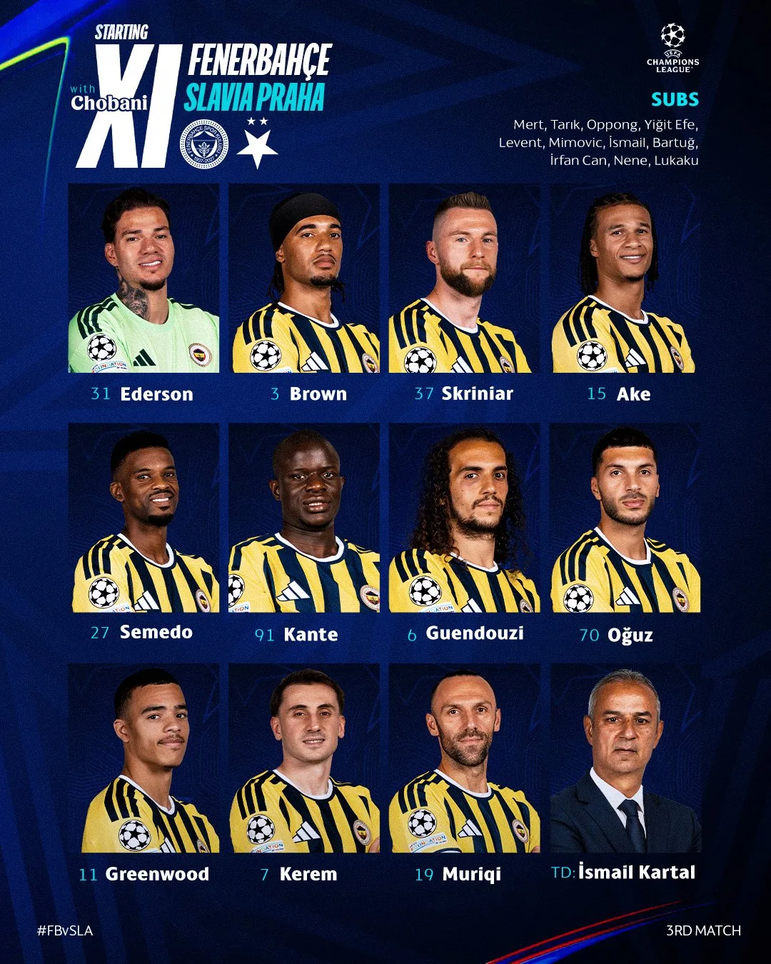 Fenerbahçe Slavia Prag Maçı Canlı Yayın Anlatım, Fenerbahçe Kadrosu Belli Oldu! Fenerbahçe Slavia Prag Maçı Canlı Yayın Anlatım, Fenerbahçe Kadrosu Belli Oldu!