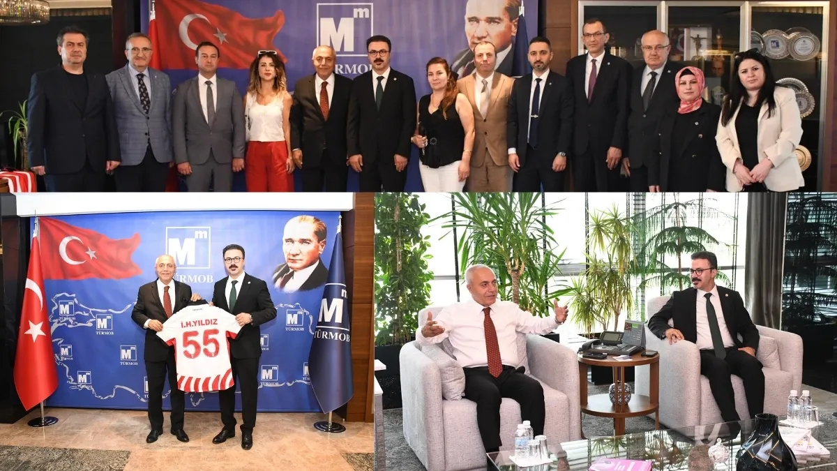 Samsun SMMMO'dan TÜRMOB'a Ziyaret Samsun SMMMO'dan TÜRMOB'a Ziyaret