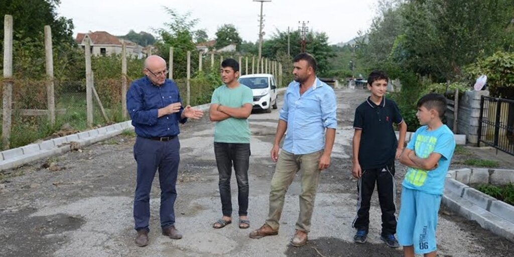 Başkan Kul’dan kilit parke taşı çalışmalarını yerinde inceledi