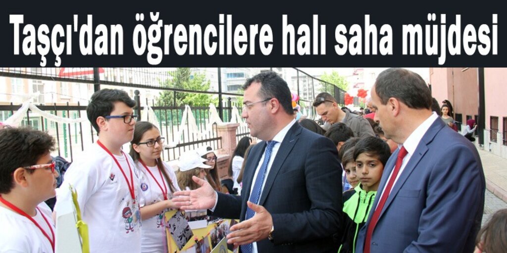 Başkan Taşçı'dan Atakent Ortaokulu'na halı saha sözü