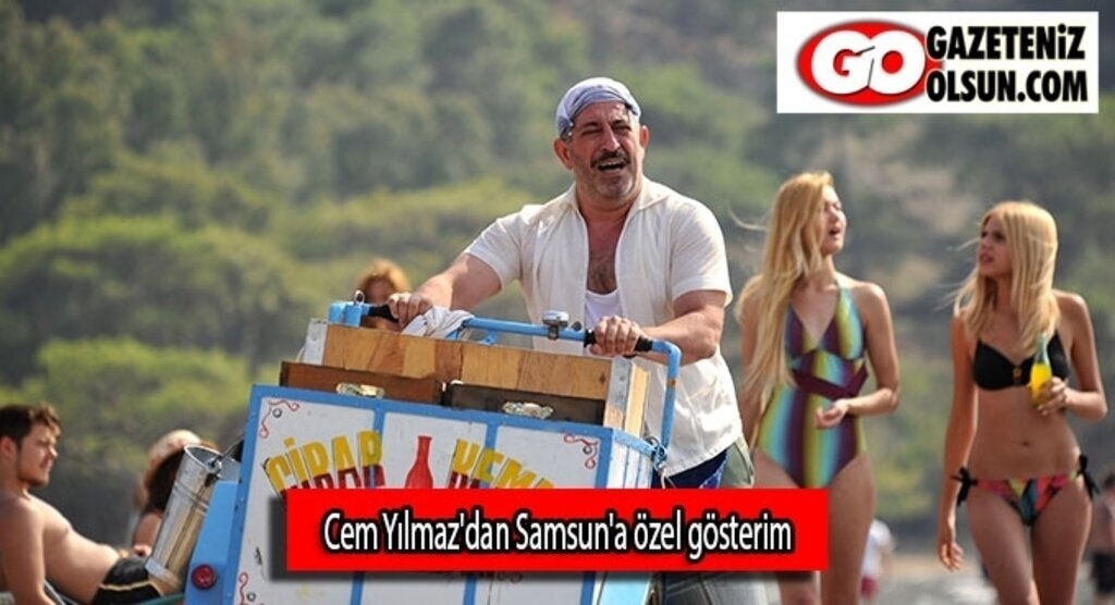 Cem Yılmaz'dan Samsun'a özel gösterim