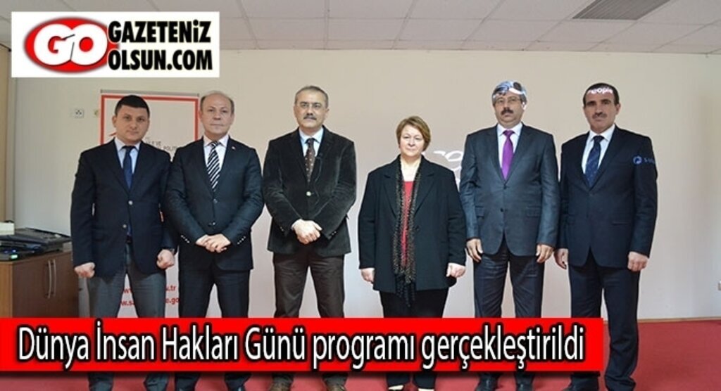 Dünya İnsan Hakları Günü programı gerçekleştirildi