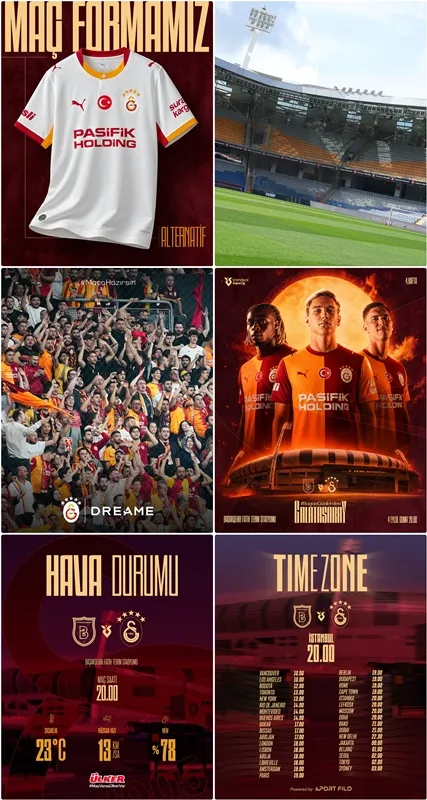 Galatasaray Başakşehir Ma&ccedil;ı Canlı Yayın &Ouml;ncesi Son Durum! Galatasaray Muhtemel 11'ler