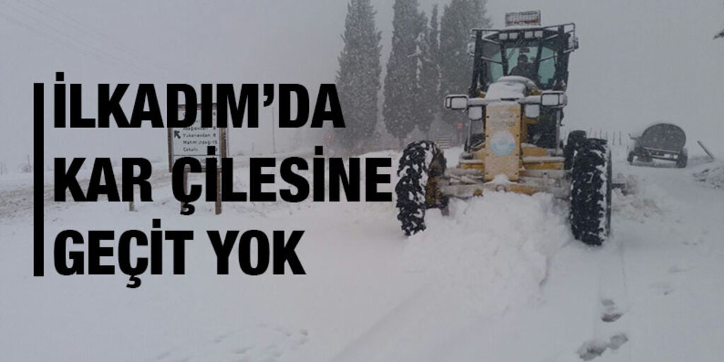İlkadım'da kar çilesine geçit yok