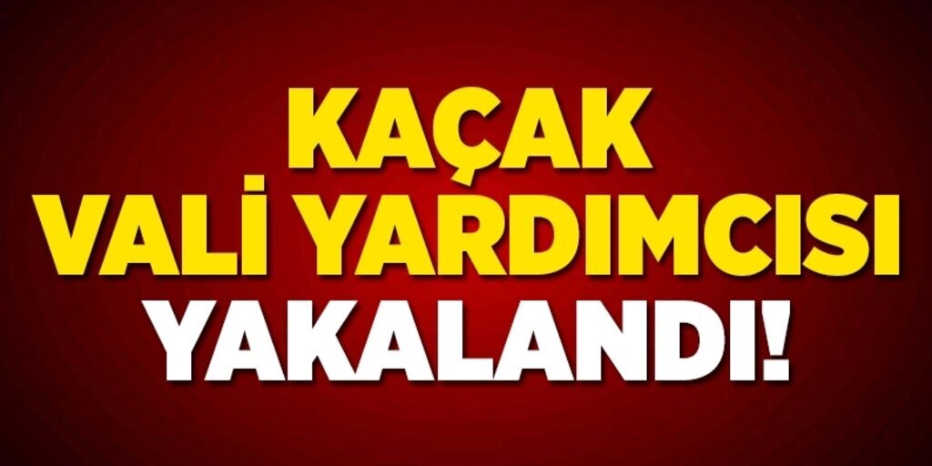 Kaçak Vali yardımcısı yakalandı