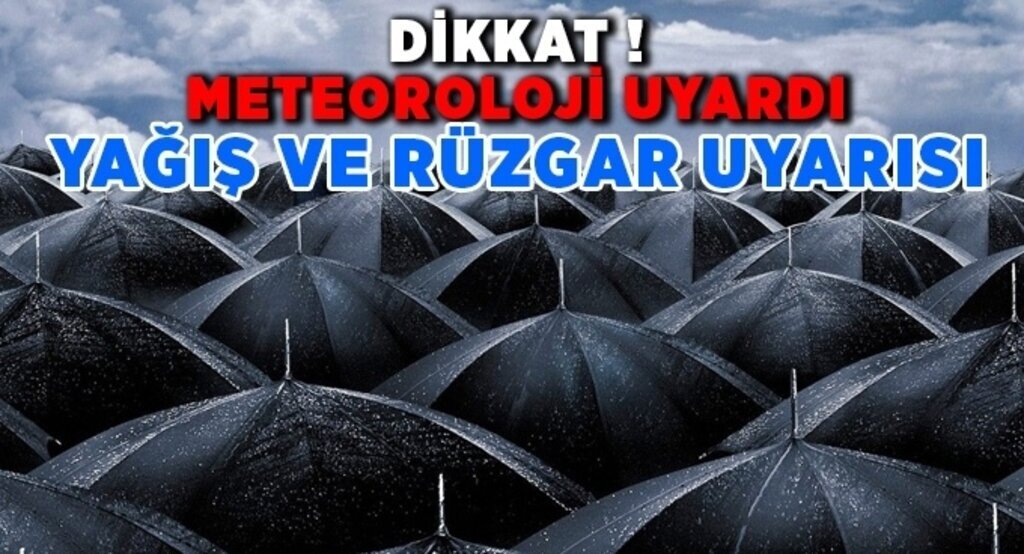 Karadeniz Bölgesi'nde yağış ve rüzgar uyarısı