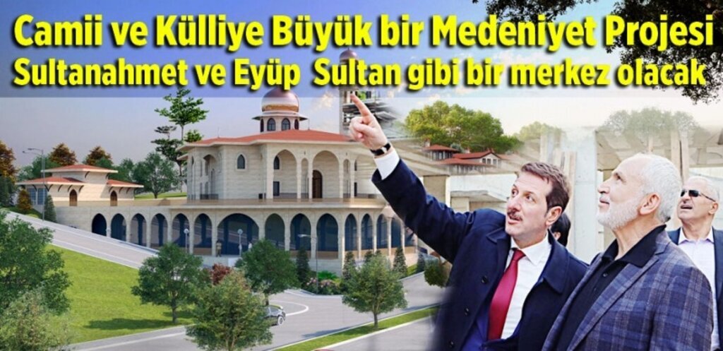 Karadeniz'in en büyük Camii ve Külliyesi İlkadım'da yükseliyor