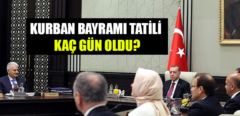 Kurban Bayramı Tatili Kaç Gün Oldu?