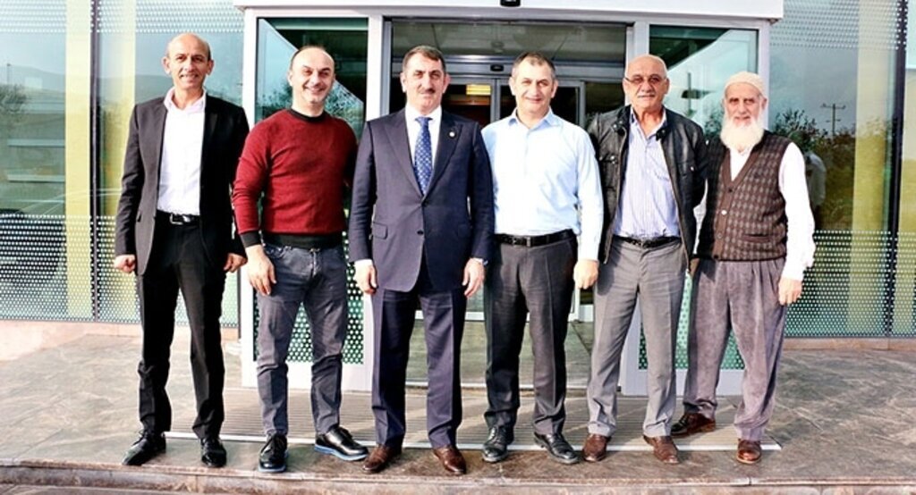 milletvekili koktas tan yesilyurt demir celik e tesekkur ziyareti