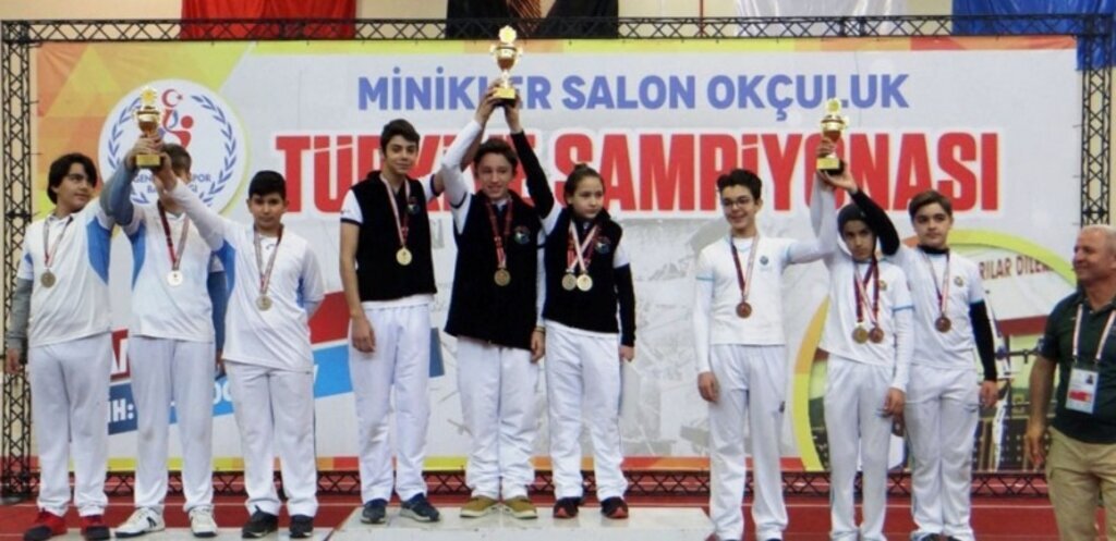 Minikler Salon Okçuluk Türkiye Şampiyonası sona erdi