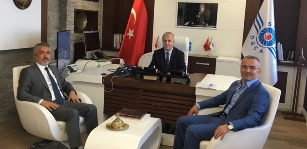 Rektör Bilgiç’ten Sivil Havacılık Genel Müdürüne Ziyaret