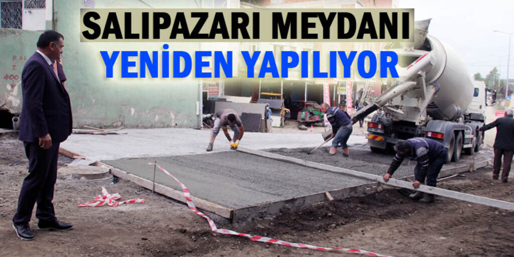 Salıpazarı Cumhuriyet Meydanı'na estetik dokunuş!