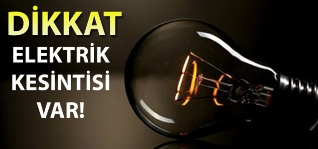 Samsun'da elektrik kesintisi yapılacak olan yerler