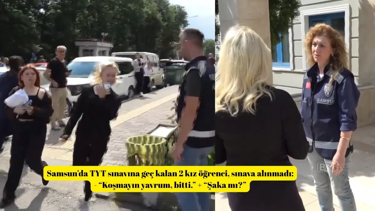 Samsun’da YKS'de yine klasikleşen görüntüler geç kaldıkları için sınava alınmadılar! Samsun’da YKS'de yine klasikleşen görüntüler geç kaldıkları için sınava alınmadılar!