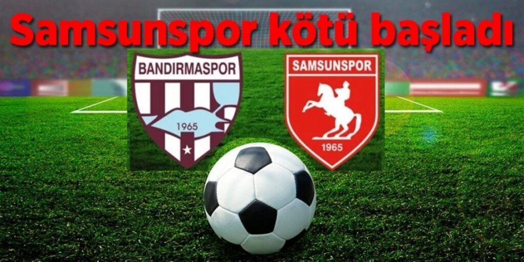 Samsunspor ikinci yarıya kötü başladı