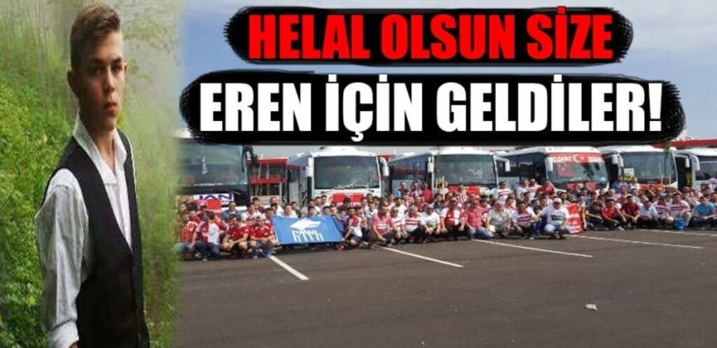 Samsunspor'lu Taraftarlar, Eren Bülbül İçin Trabzon'a Gitti