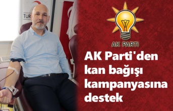 AK Parti'den kan bağışı kampanyasına destek