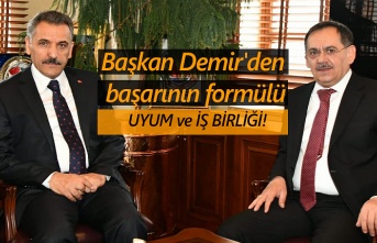 Başkan Demir'in başarısının sırrı: Uyum ve işbirliği