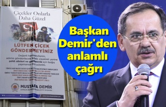 Başkan Mustafa Demir'den anlamlı çağrı