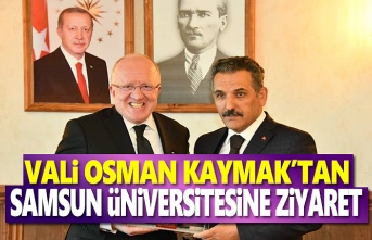 Osman Kaymak'tan Rektör Aydın'a Ziyaret