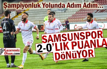 Samsunspor Boluspor'u 2-0 Yendi- Şampiyonluk Yolunda Adım Adım