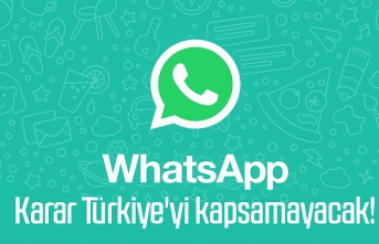 WhatsApp gizlilik sözleşmesi Türkiye'yi kapsamayacak!