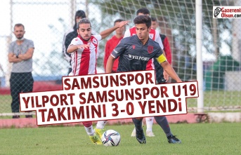 Samsunspor, Yılport Samsunspor U19'u 3-0 Yendi