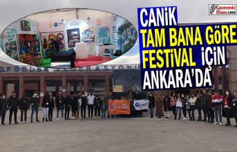 Canik Tam Bana Göre Festival için Ankara'da