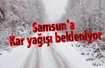 Samsun'a Kar Yağışı Uyarısı
