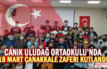 Canik Uludağ Ortaokulu'nda 18 Mart Çanakkale Zaferi Kutlandı