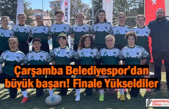 Çarşamba Belediyespor Ragbi Kadın Takımı finale yükseldi