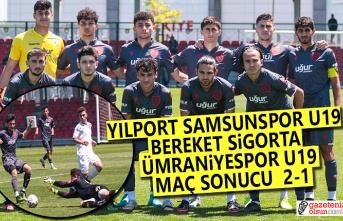 Samsunspor U19 ve Bereket Sigorta Ümraniyespor Maç Sonucu