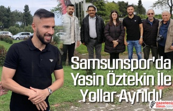 Yasin Öztekin Samsunspor'dan ayrıldı!