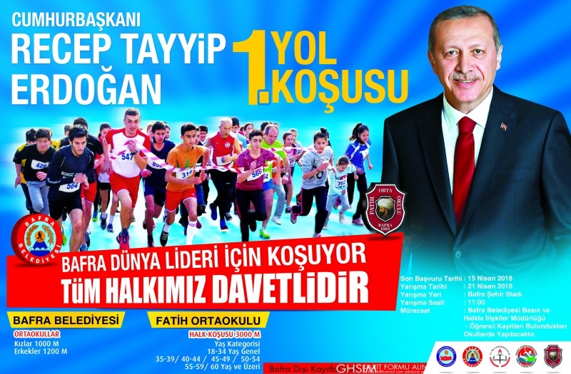 Bafra Dünya Lideri Recep Tayyip Erdoğan İçin Koşacak!