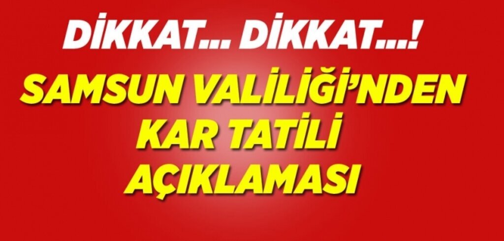 10 Ocak salı günü hangi ilçede okullar tatil? işte cevabı