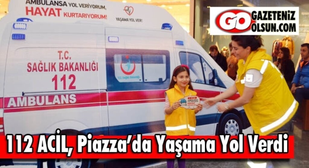 112 ACİL, Piazza’da Yaşama Yol Verdi